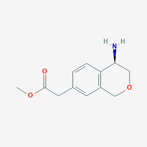 (R)-Methyl 2-(4-aminoisochroman-7-yl)acetate