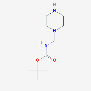 molecular formula C10H21N3O2 B13346092 tert-Butyl (piperazin-1-ylmethyl)carbamate 