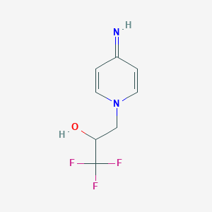 1,1,1-Trifluoro-3-(4-imino-1,4-dihydropyridin-1-yl)propan-2-ol