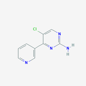 5-Chloro-4-(3-pyridinyl)-2-pyrimidinamine