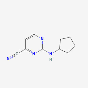 2-(Cyclopentylamino)pyrimidine-4-carbonitrile