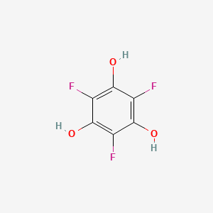 molecular formula C6H3F3O3 B13346181 2,4,6-Trifluorobenzene-1,3,5-triol CAS No. 570391-17-2