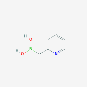 molecular formula C6H8BNO2 B13346207 (Pyridin-2-ylmethyl)boronic acid 