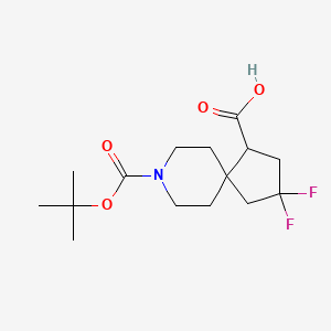 8-(tert-Butoxycarbonyl)-3,3-difluoro-8-azaspiro[4.5]decane-1-carboxylic acid