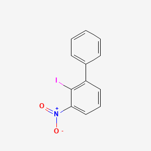 molecular formula C12H8INO2 B13346238 2-Iodo-3-nitro-1,1'-biphenyl CAS No. 87666-87-3