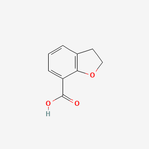 molecular formula C9H8O3 B1334626 2,3-二氢苯并呋喃-7-羧酸 CAS No. 35700-40-4