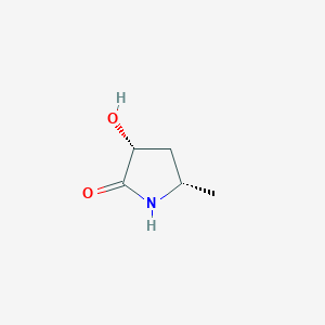 (3R,5S)-3-Hydroxy-5-methylpyrrolidin-2-one