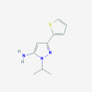 1-isopropyl-3-(thiophen-2-yl)-1H-pyrazol-5-amine