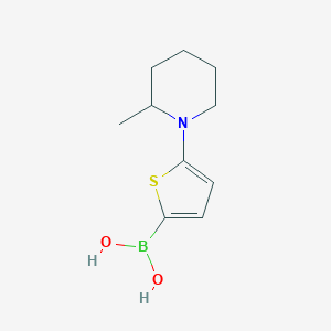 (5-(2-Methylpiperidin-1-yl)thiophen-2-yl)boronic acid