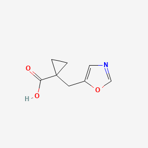 1-(Oxazol-5-ylmethyl)cyclopropane-1-carboxylic acid