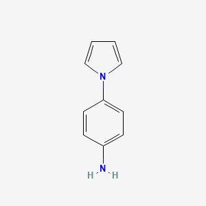 molecular formula C10H10N2 B1334633 1-(ピロール-1-イル)-4-アニリン CAS No. 52768-17-9