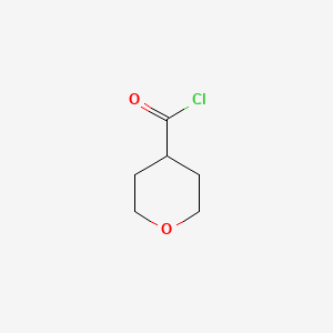 B1334635 Tetrahydro-2H-pyran-4-carbonyl chloride CAS No. 40191-32-0