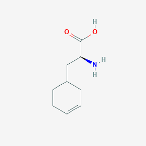 molecular formula C9H15NO2 B13346385 (2S)-2-Amino-3-(cyclohex-3-en-1-yl)propanoic acid 