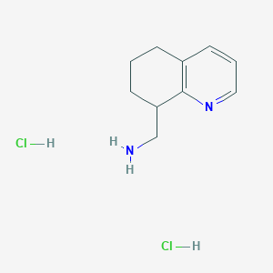 (5,6,7,8-Tetrahydroquinolin-8-yl)methanamine dihydrochloride