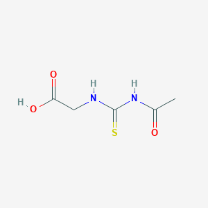 molecular formula C5H8N2O3S B13346418 (Acetylcarbamothioyl)glycine 