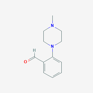 molecular formula C12H16N2O B1334642 2-(4-Methylpiperazin-1-yl)benzaldehyde CAS No. 85803-62-9