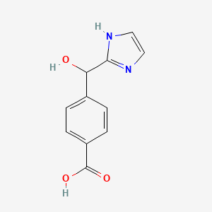 4-(Hydroxy(1H-imidazol-2-yl)methyl)benzoic acid