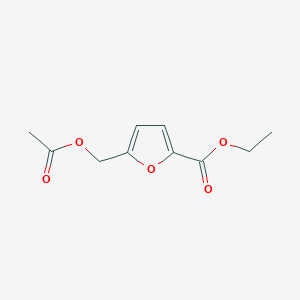 molecular formula C10H12O5 B1334650 Ethyl 5-[(acetyloxy)methyl]-2-furoate CAS No. 99187-01-6
