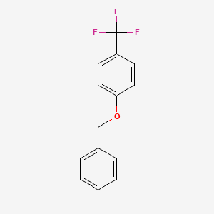 molecular formula C14H11F3O B1334653 1-(Benzyloxy)-4-(trifluoromethyl)benzene CAS No. 70097-65-3