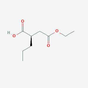 (R)-2-(2-Ethoxy-2-oxoethyl)pentanoic acid