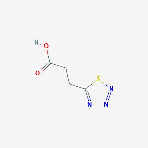 3-(1,2,3,4-Thiatriazol-5-yl)propanoic acid