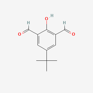 molecular formula C12H14O3 B1334654 5-(tert-Butyl)-2-hydroxyisophthalaldehyde CAS No. 84501-28-0