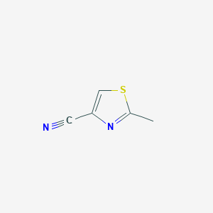 molecular formula C5H4N2S B1334656 2-Methylthiazole-4-carbonitrile CAS No. 21917-76-0