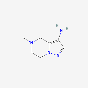 5-Methyl-4,5,6,7-tetrahydropyrazolo[1,5-a]pyrazin-3-amine