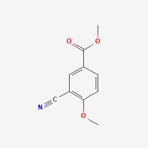 molecular formula C10H9NO3 B1334661 Methyl 3-cyano-4-methoxybenzoate CAS No. 25978-74-9