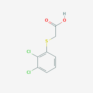 molecular formula C8H6Cl2O2S B1334662 2-(2,3-Dichlorophenylthio)Acetic Acid CAS No. 6390-19-8