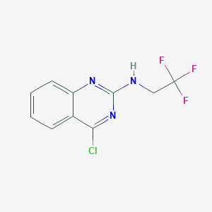 4-chloro-N-(2,2,2-trifluoroethyl)quinazolin-2-amine