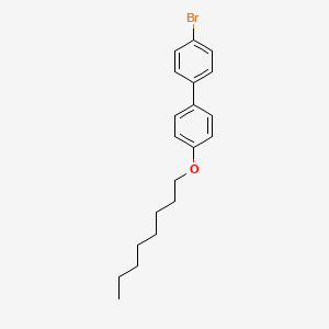 molecular formula C20H25BrO B1334665 1-溴-4-(4-辛氧基苯基)苯 CAS No. 63619-66-9