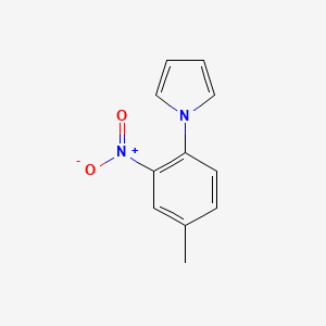 molecular formula C11H10N2O2 B1334668 1-(4-methyl-2-nitrophenyl)-1H-pyrrole CAS No. 59194-20-6