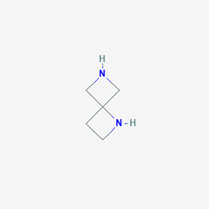 molecular formula C5H10N2 B13346721 1,6-Diazaspiro[3.3]heptane 