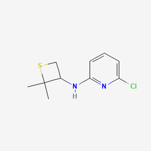 molecular formula C10H13ClN2S B13346753 6-Chloro-N-(2,2-dimethylthietan-3-yl)pyridin-2-amine 