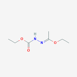 Ethyl 2-(1-ethoxyethylidene)hydrazine-1-carboxylate