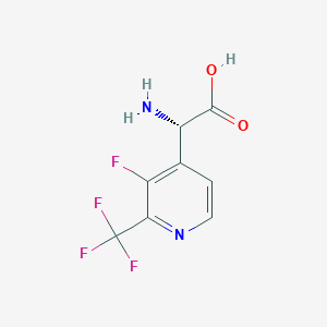 (S)-2-Amino-2-(3-fluoro-2-(trifluoromethyl)pyridin-4-yl)acetic acid