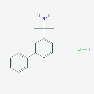 2-([1,1'-Biphenyl]-3-yl)propan-2-amine hydrochloride