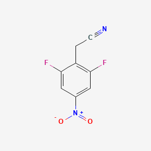 2-(2,6-Difluoro-4-nitrophenyl)acetonitrile