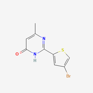 2-(4-Bromothiophen-2-yl)-6-methylpyrimidin-4(3H)-one