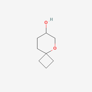 molecular formula C8H14O2 B13346887 5-Oxaspiro[3.5]nonan-7-ol 