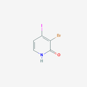 molecular formula C5H3BrINO B13346888 3-Bromo-4-iodopyridin-2(1H)-one 