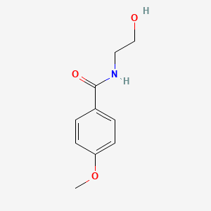 molecular formula C10H13NO3 B1334689 N-(2-hydroxyethyl)-4-methoxybenzamide CAS No. 57728-69-5