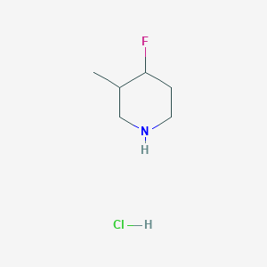 molecular formula C6H13ClFN B13346904 4-Fluoro-3-methylpiperidine hydrochloride 