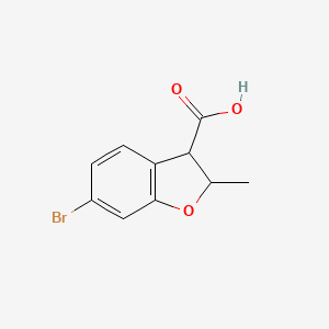 6-Bromo-2-methyl-2,3-dihydrobenzofuran-3-carboxylic acid