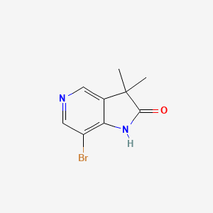 7-Bromo-3,3-dimethyl-1,3-dihydro-2H-pyrrolo[3,2-c]pyridin-2-one