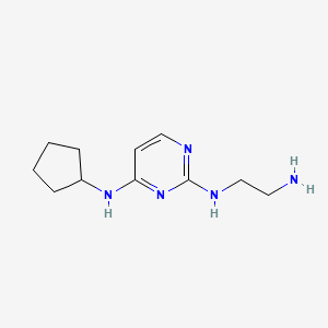 N2-(2-aminoethyl)-N4-cyclopentylpyrimidine-2,4-diamine