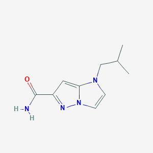 1-isobutyl-1H-imidazo[1,2-b]pyrazole-6-carboxamide