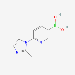 (6-(2-Methyl-1H-imidazol-1-yl)pyridin-3-yl)boronic acid