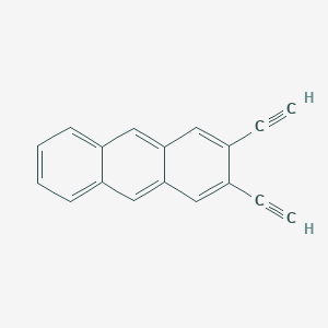 molecular formula C18H10 B13347096 2,3-Diethynylanthracene 